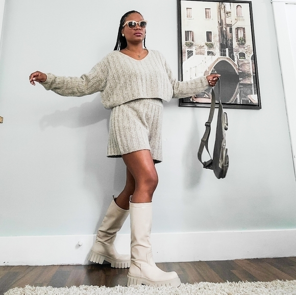 COPY - 2 piece Wool Knit Set, fits L - Picture 3 of 16